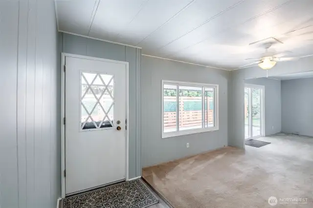 Entry into living room