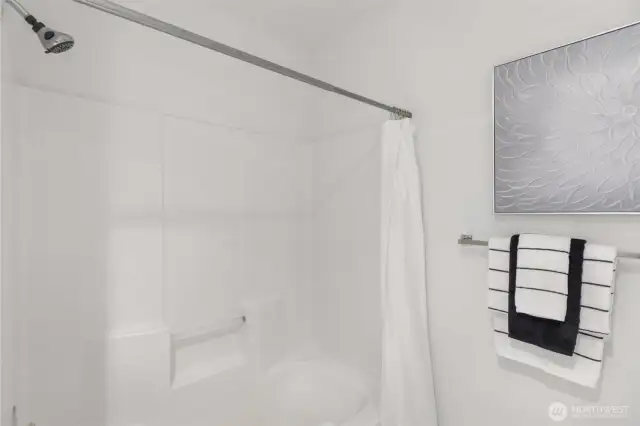 All upstairs bathrooms are fully remodeled with gorgeous dual sinks