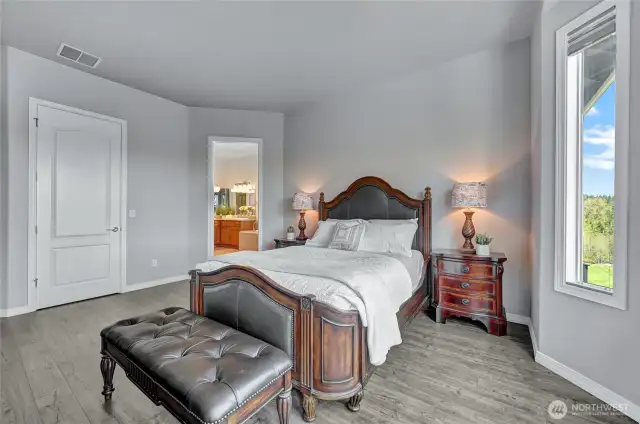 The Hemlock has two walk-in closets, one in the bedroom and one in the en-suite.
