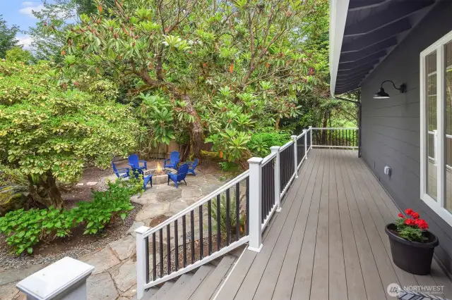Wrap around deck and front porch