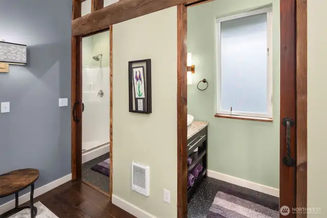 Bathroom in the apartment