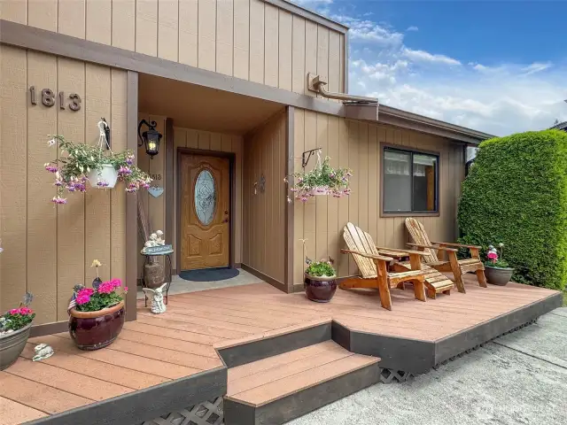 Sunny Front Deck