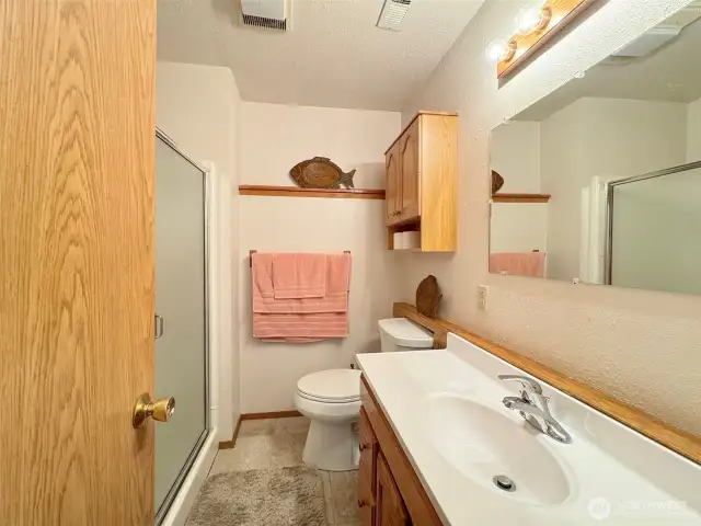 3/4 bath downstairs