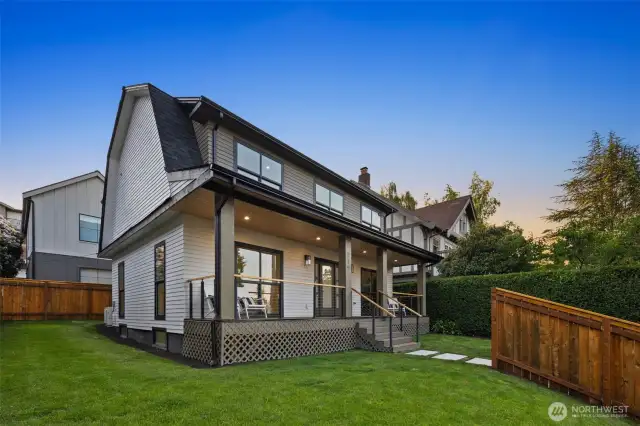 Spacious lawn for pets and friends to run around!