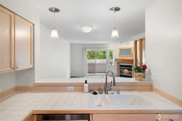 Kitchen facing to LR