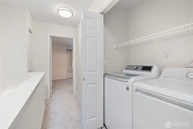 Laundry upstairs