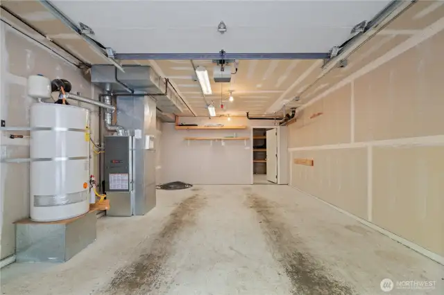 2 car attached tandem garage