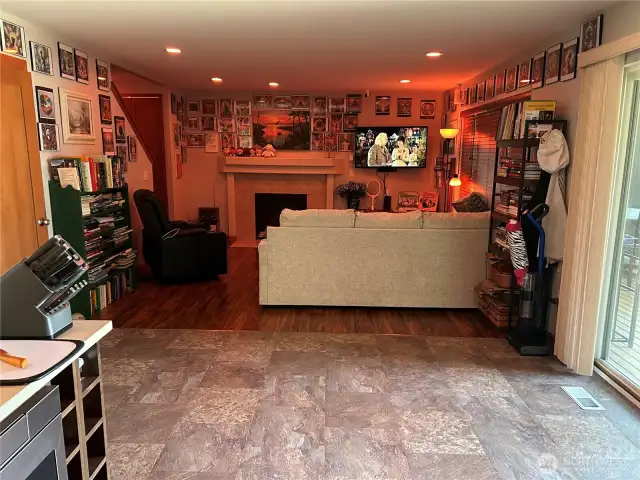 Living area from Kitchen