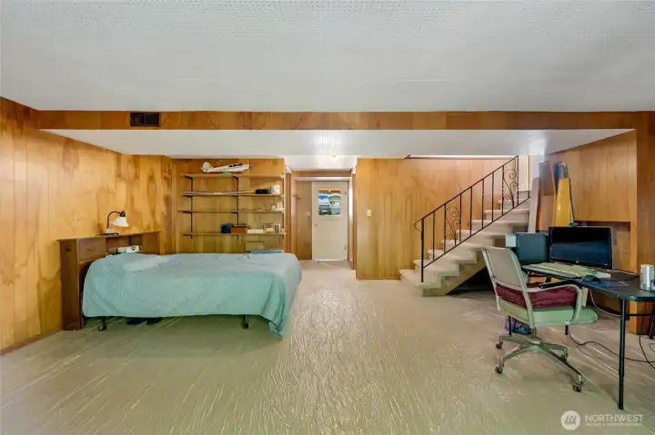 bottom floor with its own entry