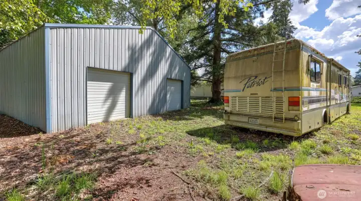 All structures on lot stay but sold with value in the land as-is.