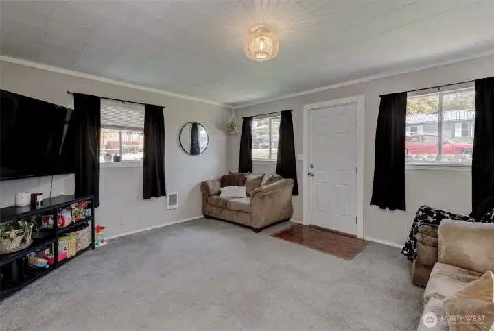 Open layout view showcasing size, flow, and natural light.