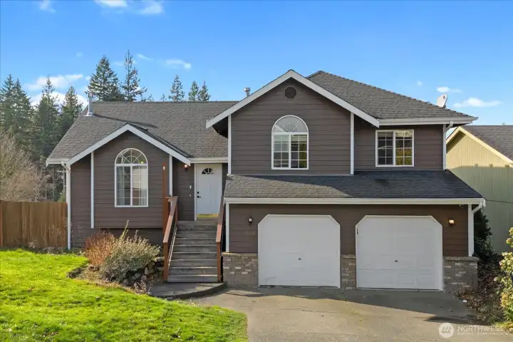 This home boasts generous living spaces throughout!