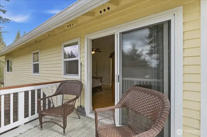 Just off the Primary bedroom, a private relaxing area.