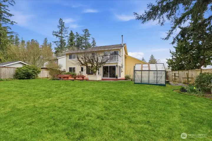 View from the "Way-Back" yard.