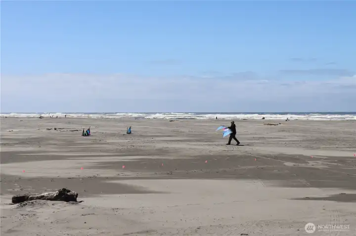 Long Beach surf and sand