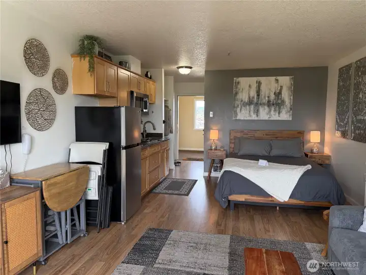 View from the balcony looking back to the front door