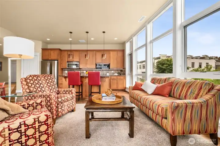 Picture yourself here, relaxing with friends, surrounded by city views that go on forever.