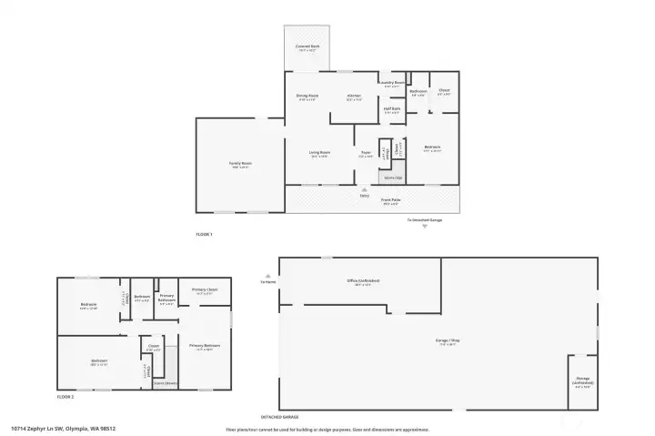 This floorplan is proof that thoughtful design never goes out of style. The main level flows in a comfortable circular layout that naturally connects the living room, dining room, kitchen, laundry, and primary suite, making everyday life and entertaining feel effortless. One of the biggest surprises is the enormous bonus room created from the former attached garage, complete with its own exterior entrance and endless possibilities for multigenerational living, a home business, studio, media room, or guest quarters. Abundant storage closets are tucked throughout the home, while upstairs you'll find three generously sized bedrooms, including a second primary suite with its own en suite bath and walk-in closet. Flexible, functional, and ready to adapt as your life evolves.