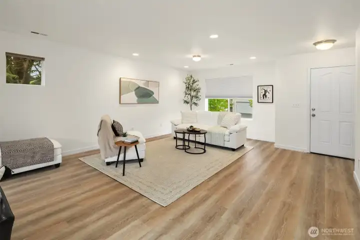 Front door on the right, Brand new floors on Main Level