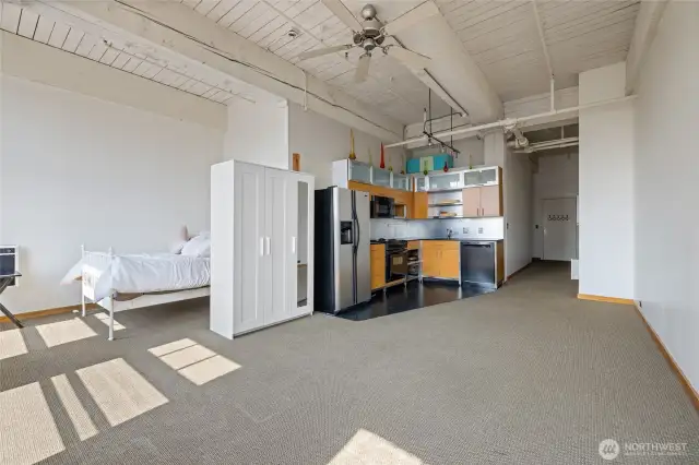 Open concept with nook