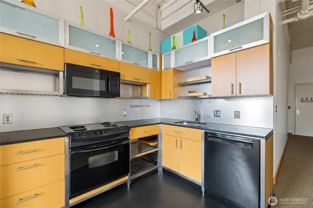 Modern functional kitchen.