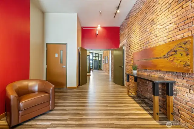 Secure Lobby Entrance on A St.