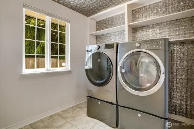 Washer and Dryer stay - view of laundry.