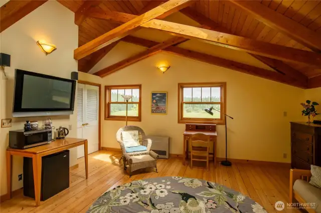 Apartment living/sleeping area