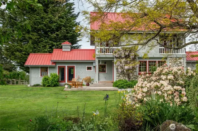 Main house seen from garden
