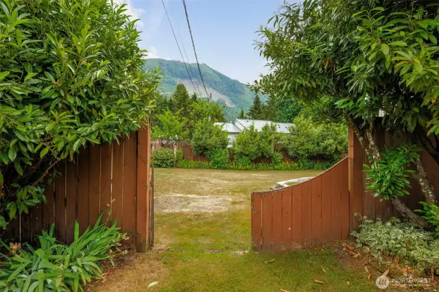 Fully Fenced Backyard