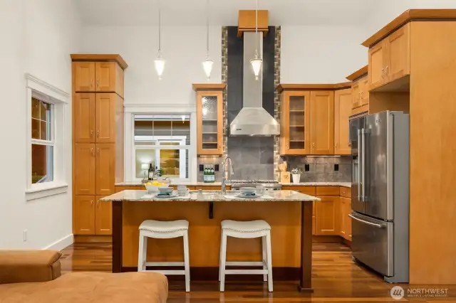 Chef's kitchen.