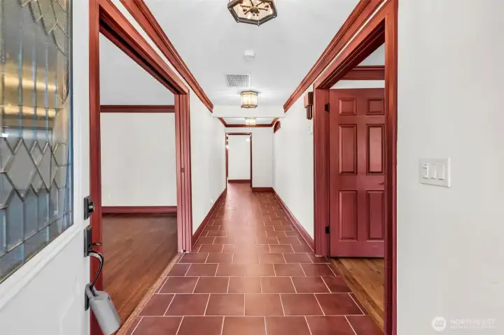 Heated tile flooring