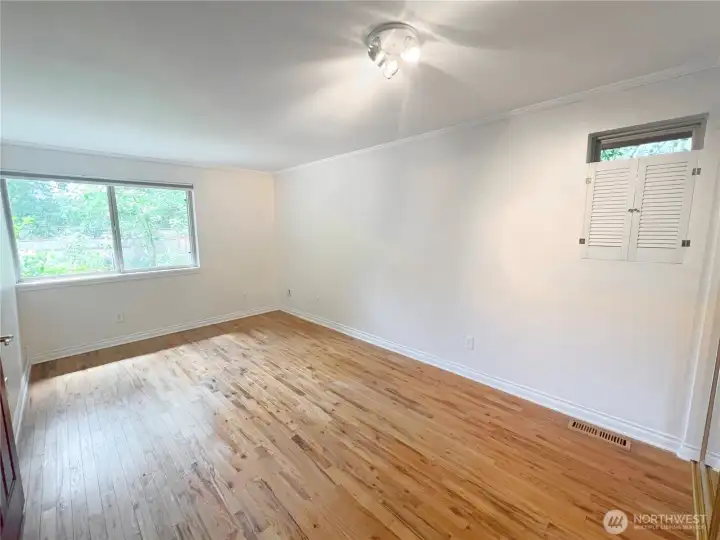Bedroom 3 with south and west facing windows