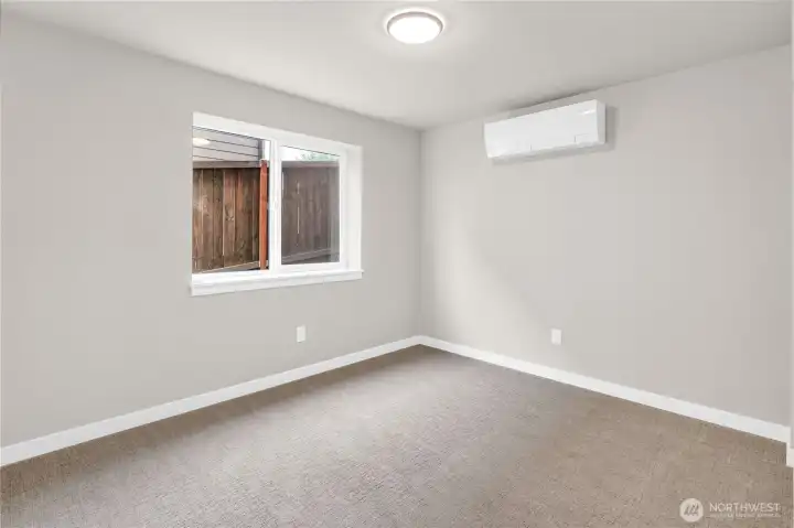 ADU with separate entrance: 2 bedroom 1 bath