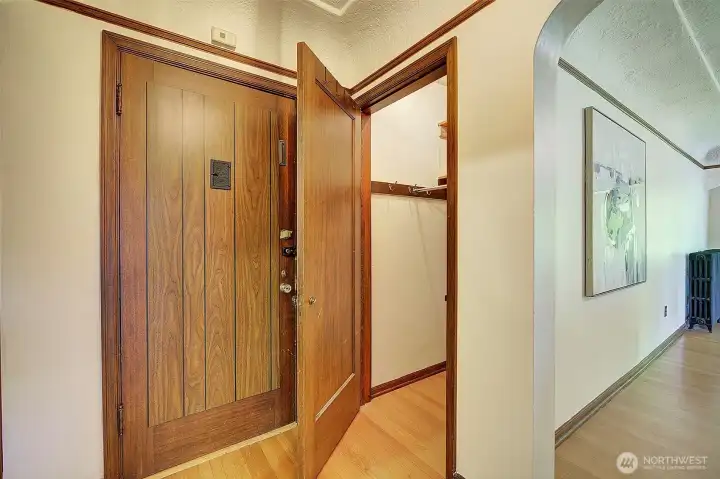 One of the large closets