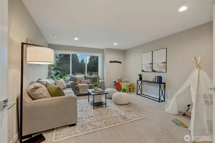 Upstairs, an expansive family/bonus room awaits, offering a versatile canvas for your lifestyle. Whether imagined as a state-of-the-art home theater, an entertainment hub, or a serene retreat, this remarkable space adapts effortlessly to your vision.