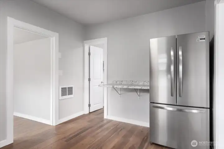 Kitchen on main floor