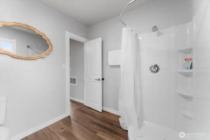 3/4 bathroom on main floor