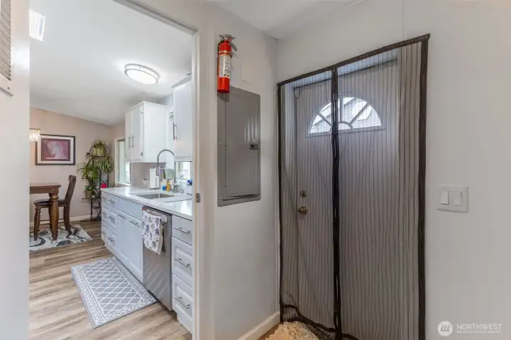 Door from Laundry Room to Exterior