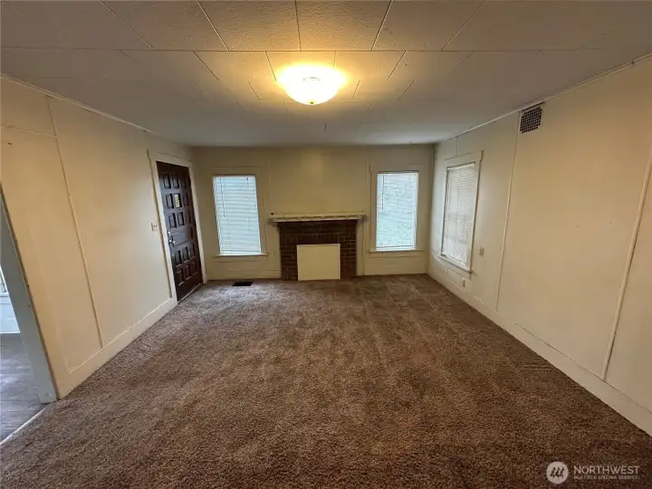 living room fireplace