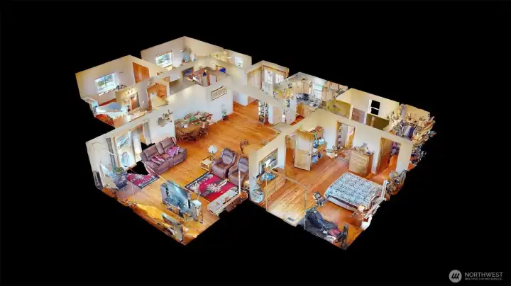 Doll house view of house