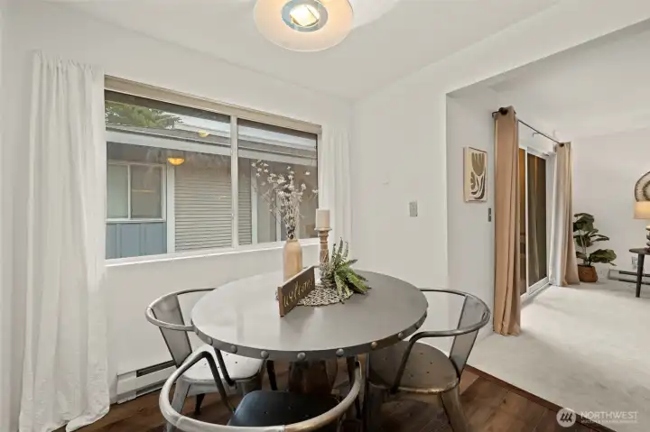 Dining Room off of Kitchen and Living Room
