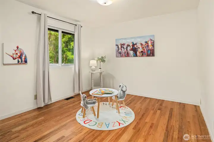 3rd Bedroom. Hardwood Floors