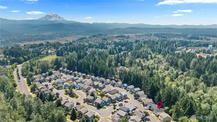 Sunrise is a master-planned community in popular South Hill. See pin on this wonderful home!