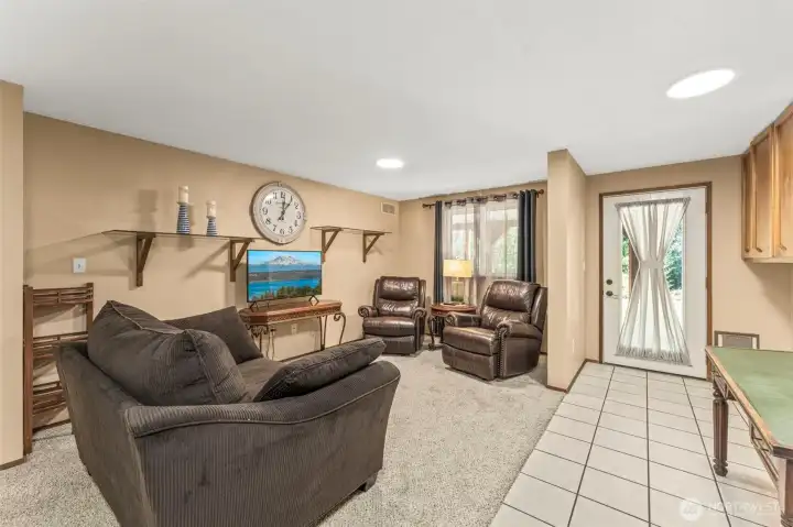 Finished basement Finished basement