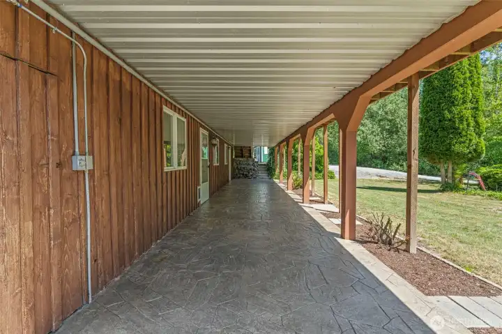 Covered patio Covered patio