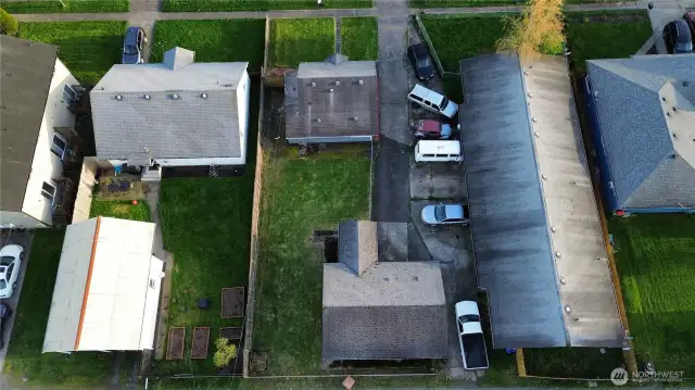 The middle property shows lot size.
