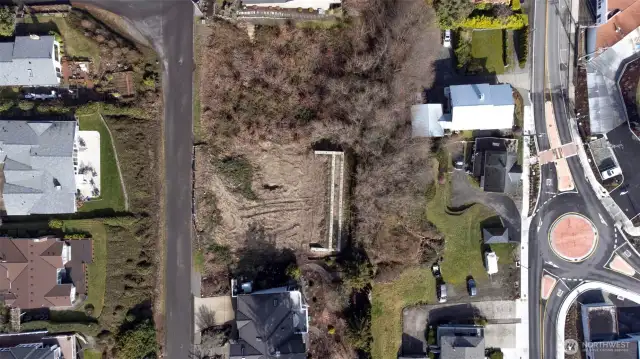 Overhead shot before construction.