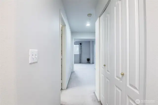 Upstairs has another 2 large bedrooms and a bathroom!