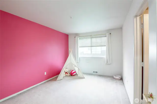 One bedroom with huge walk in closet